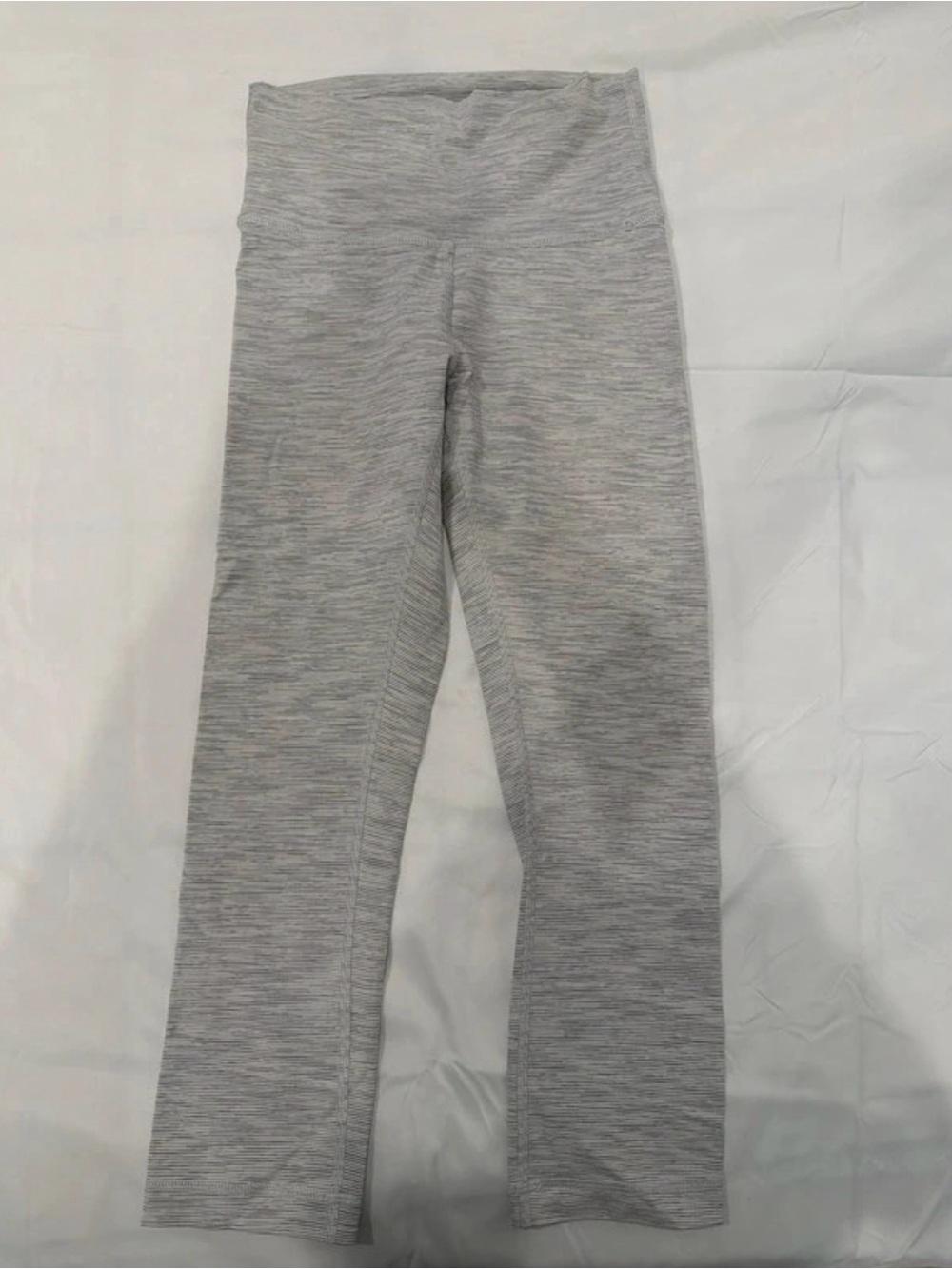 Lululemon Gray Striped Active Leggings